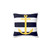 Nautical Anchor Print Decorative Throw Pillow