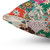 Patchwork Decorative Pillow with Boho Floral Print
