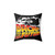 Back to the Future DeLorean White Stencil Pillow