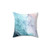 Beachy Abstract Throw Pillow with Ombre Design