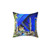 Moroccan Jardin Majorelle Throw Pillow