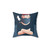 Nautical Sailor Seagull Throw Pillow