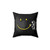 Surreal Smile Accent Pillow with Abstract Astronaut and Moon Design