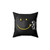 Surreal Smile Accent Pillow with Abstract Astronaut and Moon Design
