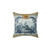 Chinoiserie Blue Decorative Throw Pillow