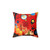 Wassily Kandinsky Heavy Red Pillow - Abstract Geometric Art