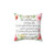 Scripture Art Pillow with Blessing Verse from Numbers 6