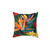 Tropical paradise Hawaiian birds of paradise illustration pillow