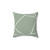 Geometric Sage Green Throw Pillow
