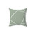 Geometric Sage Green Throw Pillow