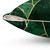Emerald Green Geometric Throw Pillow