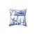 Blue Chinoiserie Toile Decorative Pillow