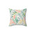 Botanical Garden Pillow - Floral Accent Cushion