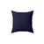 Navy Blue Solid Color Pillow by rewStudio