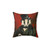 Quirky Victorian Badger Portrait Pillow