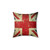 Grunge Union Jack Pillow with Scratched Metal Effect