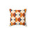 Retro 1960s Mid-Century Pattern Throw Pillow
