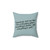 One Tree Hill Inspirational Pillow