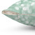 Glittering mint decorative throw pillow