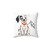 Patch Dalmatian Dog Themed Decorative Pillow