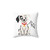 Patch Dalmatian Dog Themed Decorative Pillow