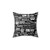 Broadway Baby Black and White Pillow