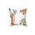 Boho Giraffe Decorative Pillow with Jungle Leaves