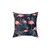 Tropical Flamingo Palm Decorative Pillow