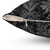 Black and Grey Damask Patterned Decorative Pillow