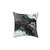 Emerald Green and Rose Gold Glitter Decorative Pillow