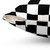 Black and White Checkered Pattern Throw Pillow