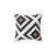 Tribal Pattern Concrete and Wood Pillow