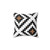 Tribal Pattern Concrete and Wood Pillow