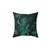Tropical Jungle Leaves Pattern Pillow