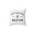 Entering Boston Pillow - Boston Themed Home Decor