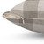 Rustic Plaid Antlers Pillow in Taupe