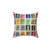 British Postage Stamp Pillow with Queen Elizabeth Profile