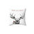 Merry Christmas Moose Pillow - Festive Woodland Decor