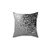 Silver Gray Glam Pillow