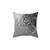 Silver Gray Glam Pillow