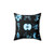 Fringe pillow with symbolic glyphs