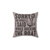 Funny sailing quote pillow featuring the text Sorry for what I said while docking the boat