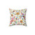 Colorful Mexican pattern throw pillow