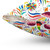 Colorful Mexican pattern throw pillow