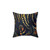 Metallic Ocean Themed Decorative Pillow