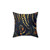 Metallic Ocean Themed Decorative Pillow