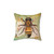 Elegant honey bee decorative pillow for bedroom