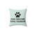 Dogs Welcome People Tolerated Decorative Pillow for Dog Lovers