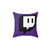 Twitch Logo Pillow for Streaming and Gaming