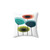 Mid Century Modern Flowers Pillow